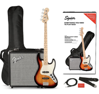 Squier Jazz Bass &amp; Fender Rumble bass amp: $80 off