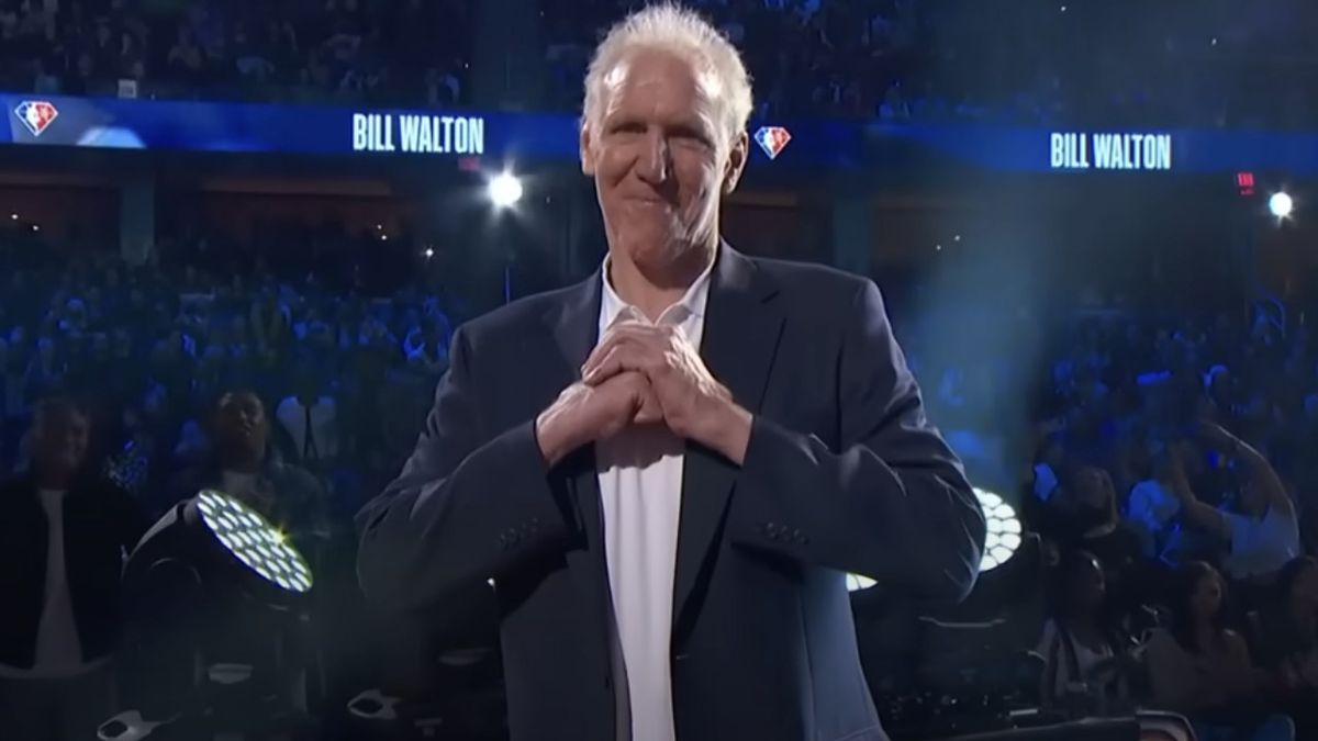 Bill Walton at NBA 75th Anniversary ceremony