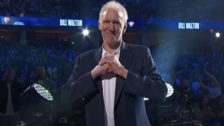 Bill Walton at NBA 75th Anniversary ceremony