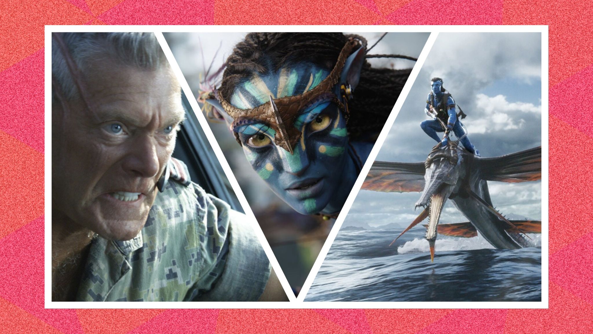 A selection of images from the Avatar movie series