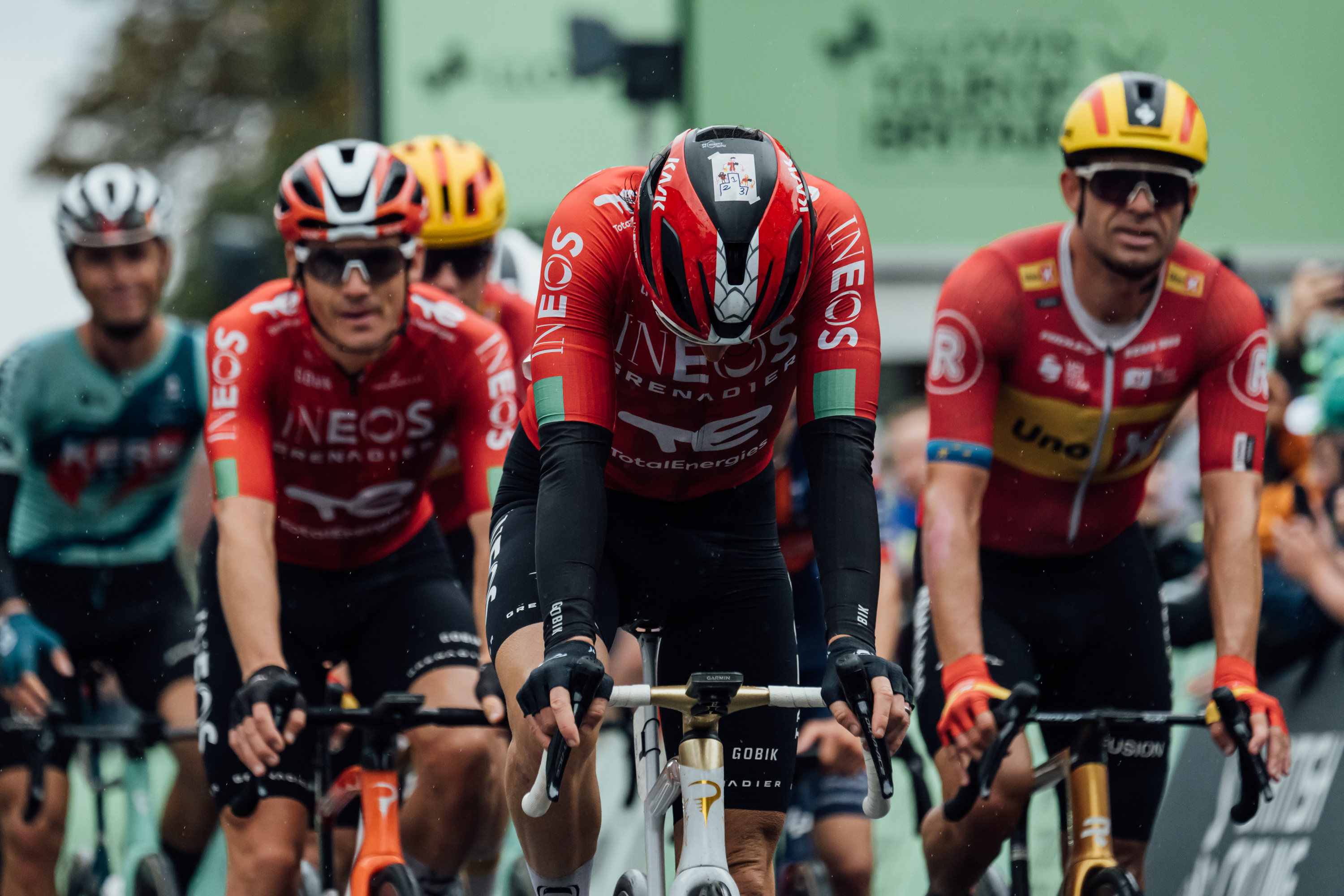Geraint Thomas at the Tour of Britain