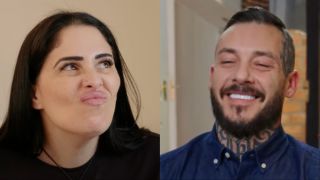 Joanne and Sean split image on 90 Day Fiancé