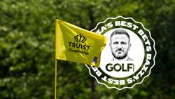 The Truist Championship 2026 flag with an inset image of Bazza's Best Bets logo