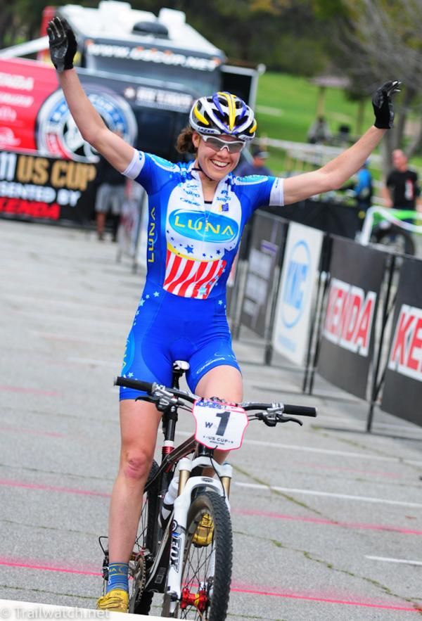 Georgia Gould (Luna Pro Team) wins the US Pro XCT women&rsquo;s race in Bonelli Park by over a two minute margin