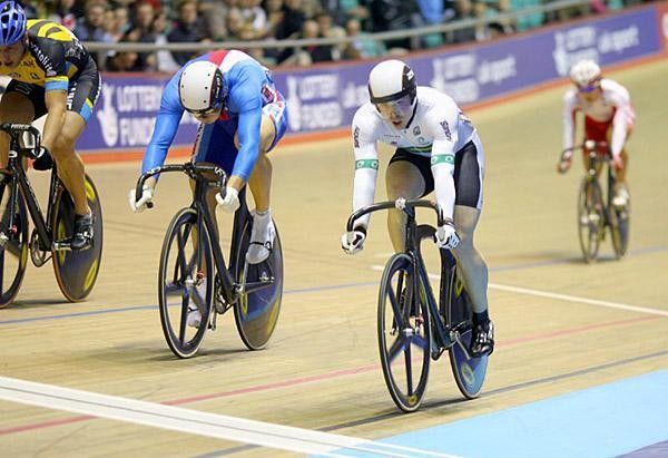 Aussie Shane Perkins at the 2008 UCI Track World Championships in Manchester