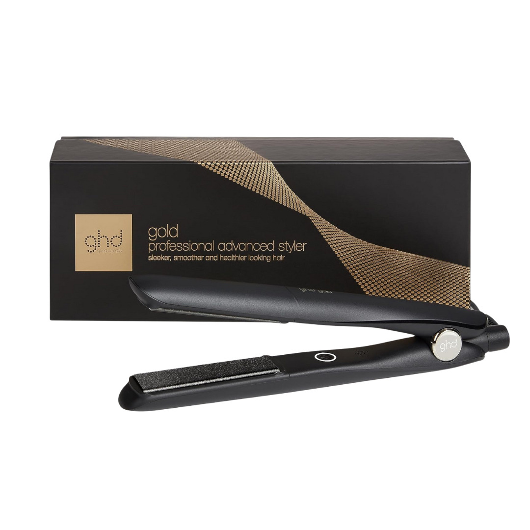 ghd Gold Hair Straightener with box