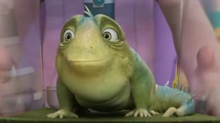 Adam Sandler as a tuatara in Leo