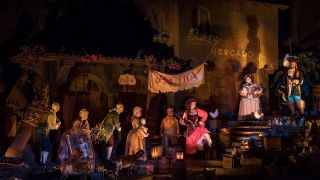 Redd and the Pirate Audction at Pirates of the Caribbean