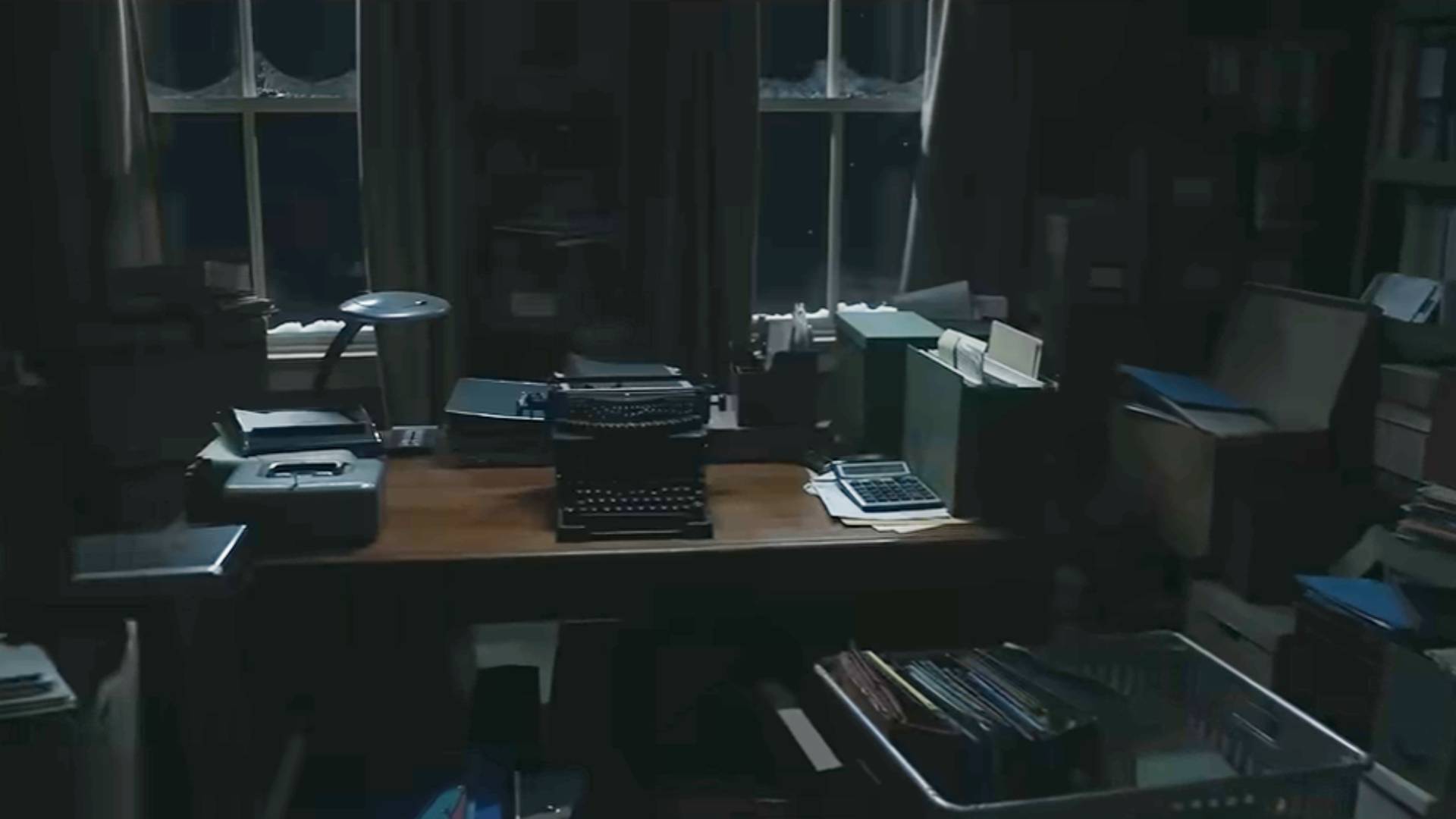 A typewriter in Zach Cregger's Resident Evil movie