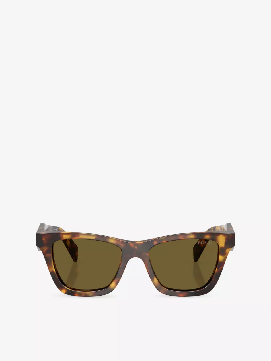Pr C07s Butterfly-Frame Acetate Sunglasses