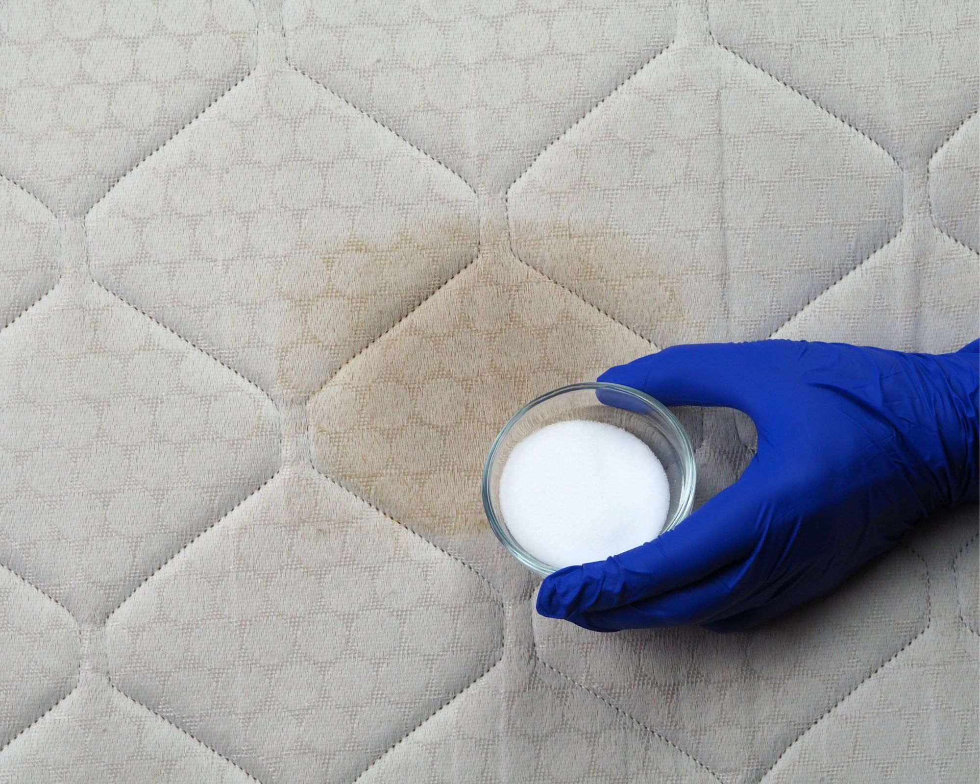 get stains out of mattress topper