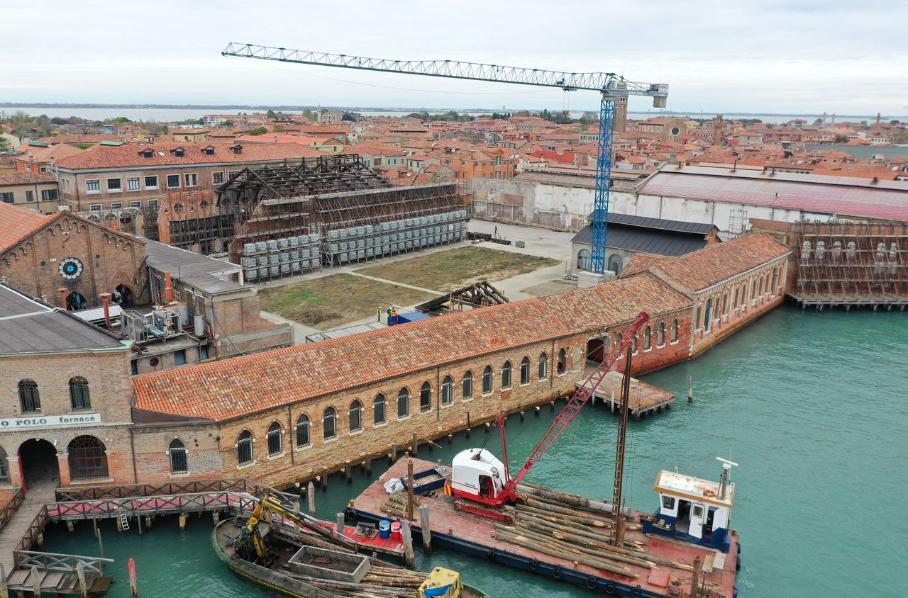 the langham venice by matteo thun under construction