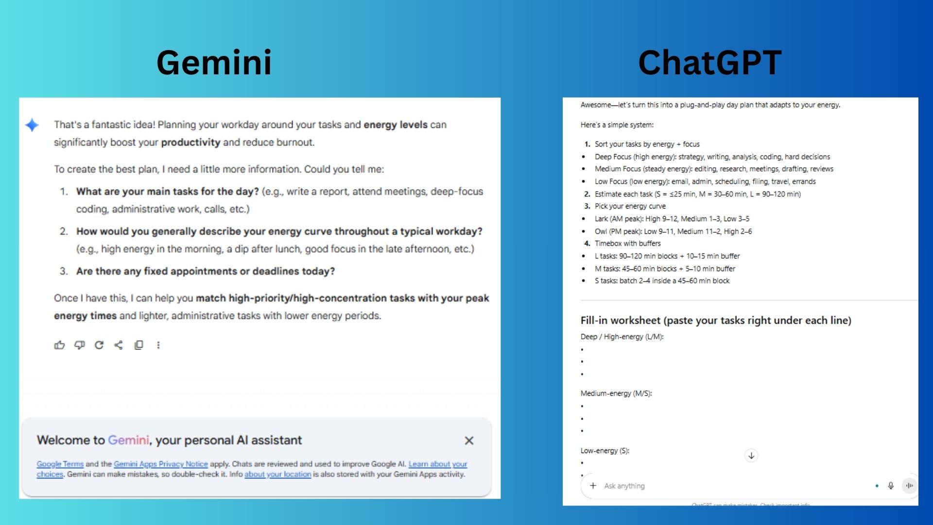 screenshot of side-by-side