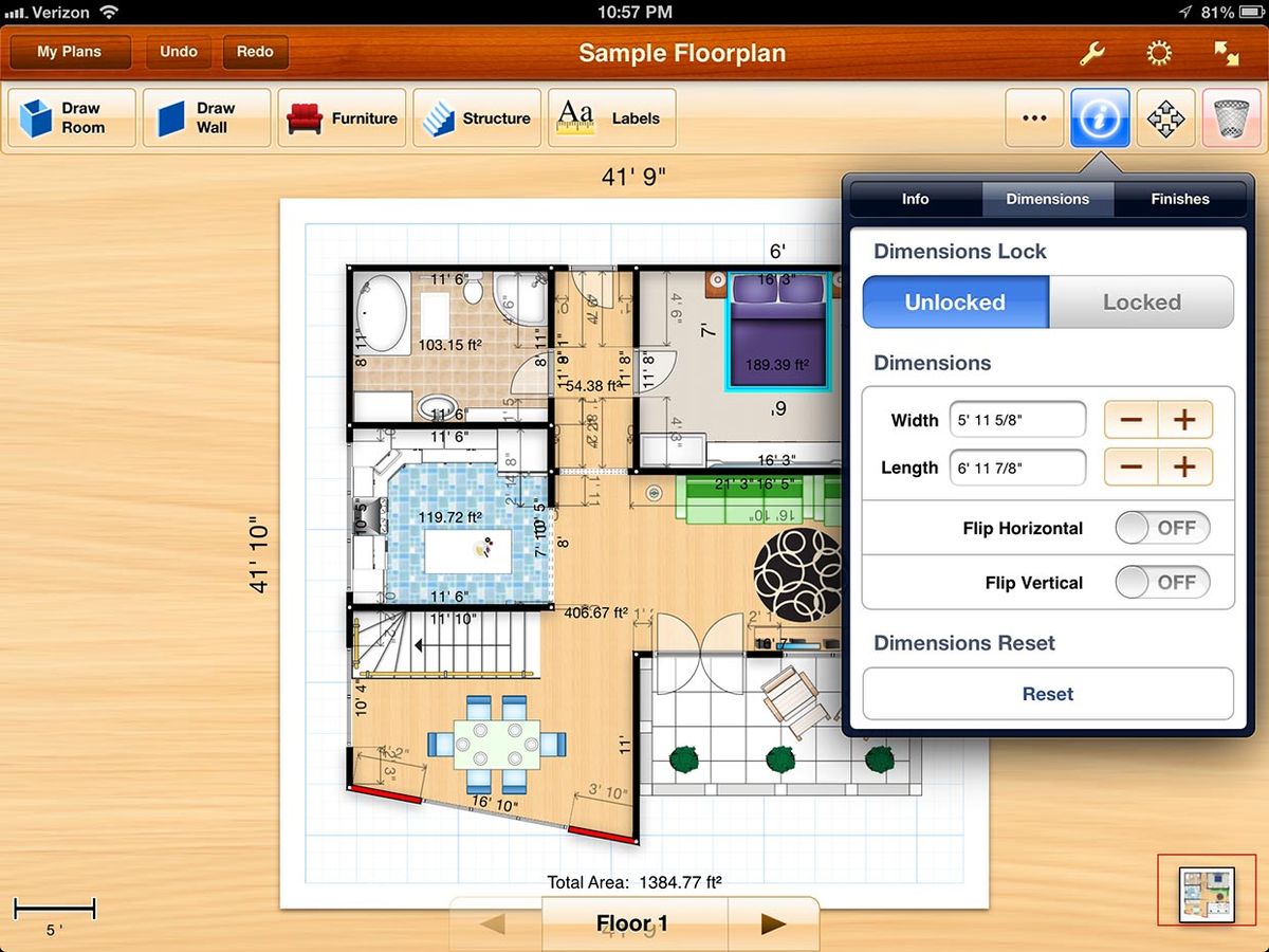 Floorplans for iPad review: Design beautiful detailed floor plans | iMore