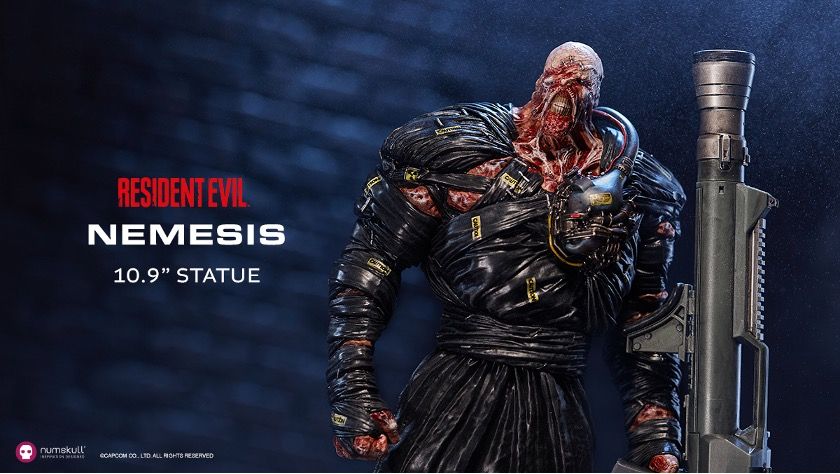 This limited-edition Resident Evil 3 Nemesis statue is