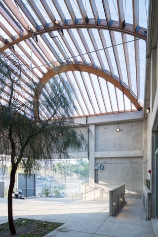 UCLA Margo Leavin Graduate Art Studios roof