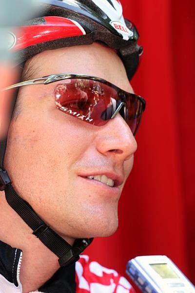 Dave Zabriskie talks about his prologue performance of yesterday.