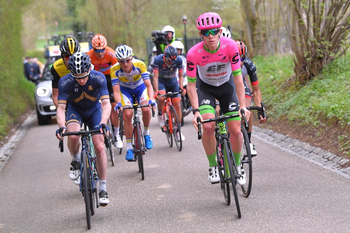 Eddie Dunbar and Lawson Craddock in the breakaway