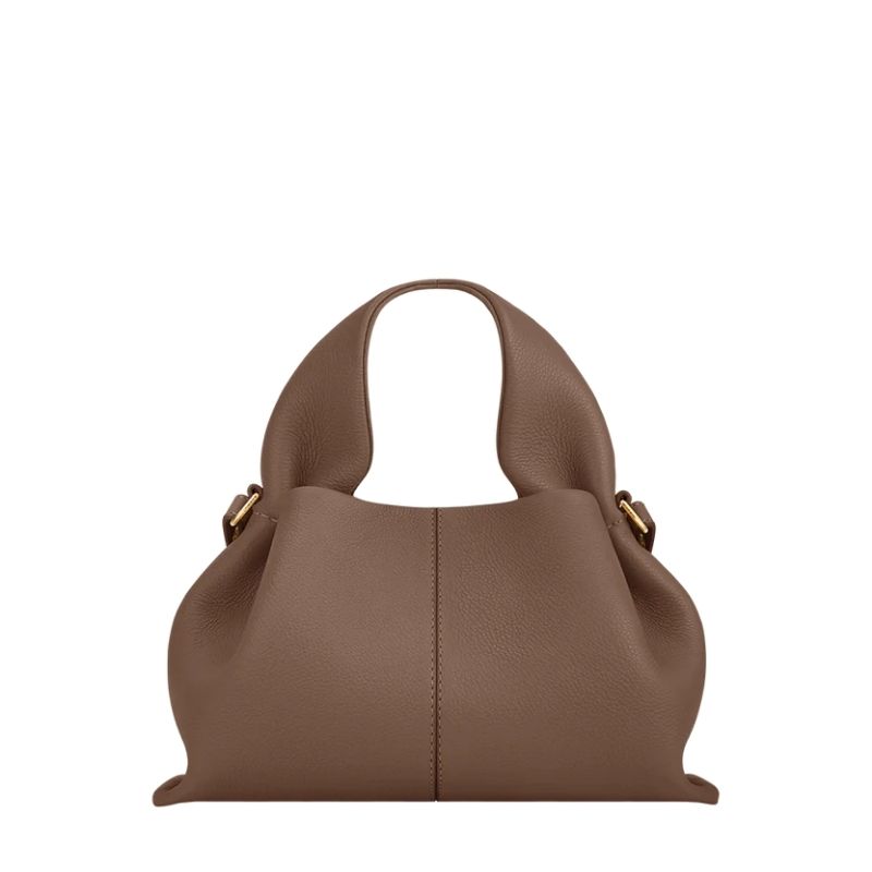 mink top handle bag