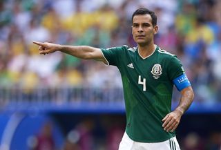 Rafa Marquez in action for Mexico against Brazil at the 2018 World Cup.