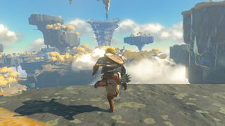 Próximos juegos: Link de Breath of the Wild 2 corriendo hacia el borde de un acantilado