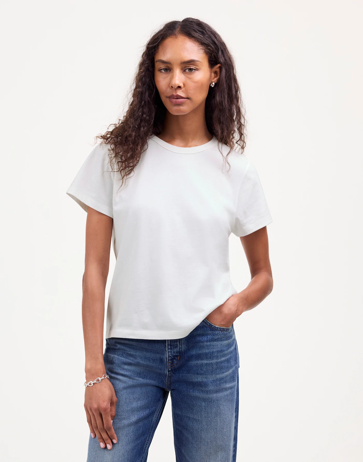 Madewell white tee