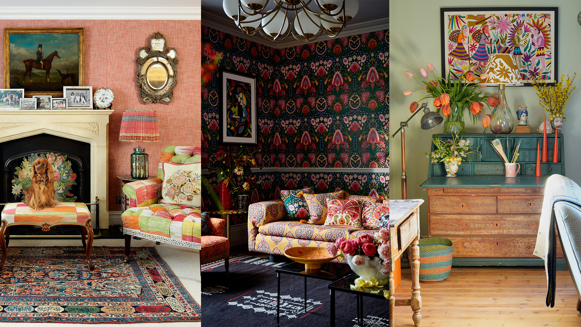 Colorful Eclecticism: Embracing Vibrant Hues in a Boho Bedroom  