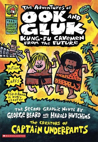 cover of The Adventures of Ook and Gluk: Kung-Fu Cavemen from the Future