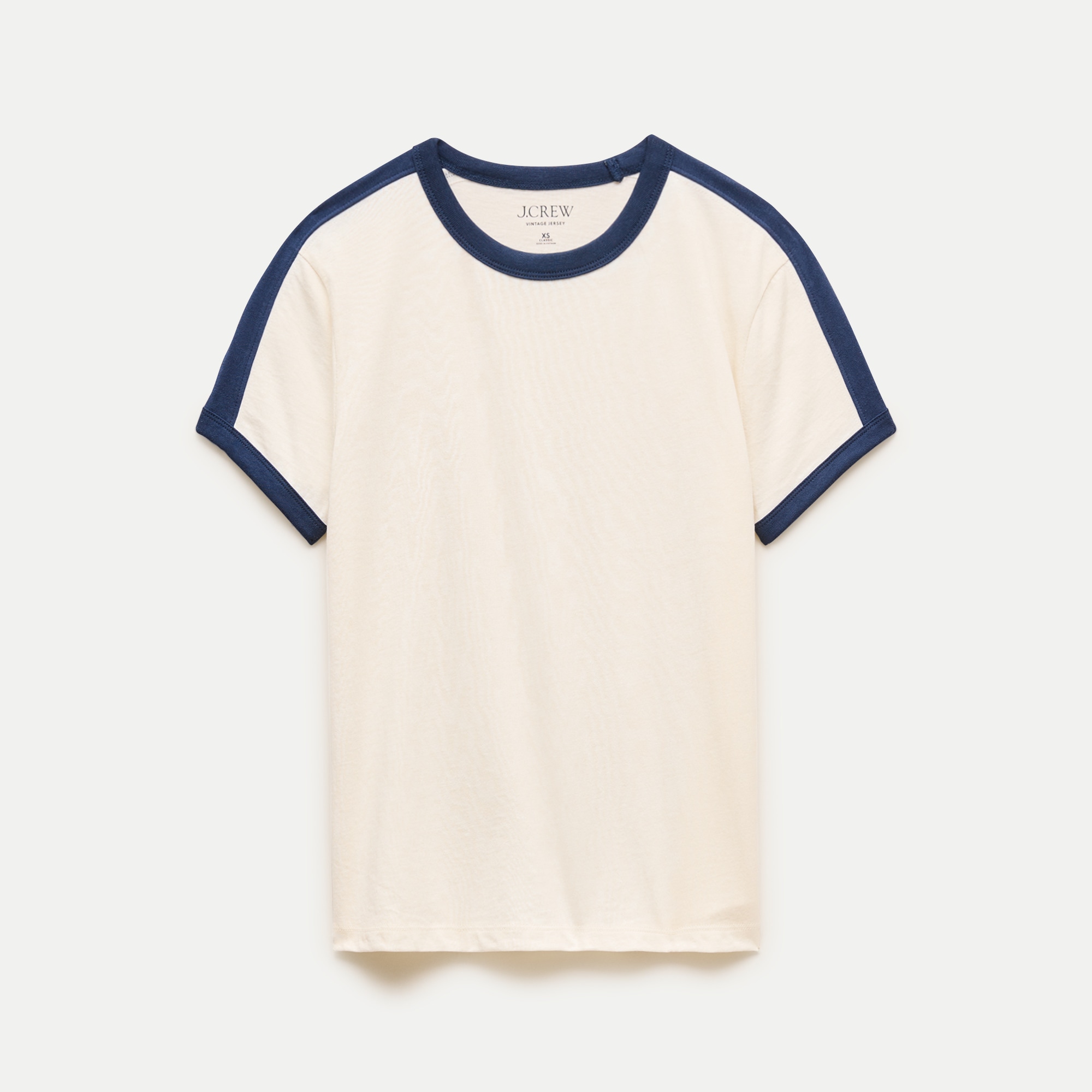 Vintage Jersey Relaxed Contrast T-Shirt