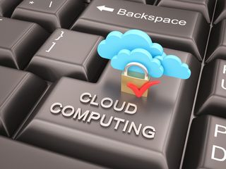 Cloud computing keyboard button