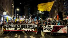 Israeli protesters support Gaza peace deal in Jerusalem