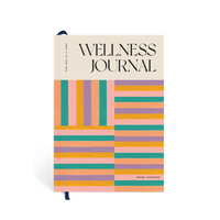 8. Happy Stripes Wellness Journal