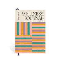 8. Happy Stripes Wellness Journal