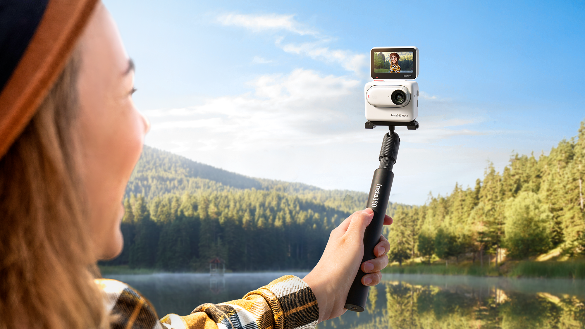 Monkey Tail is a flexible mount for Insta360 Go 2 or other action cams