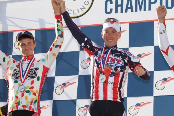 Andrew Talansky (California Giant) and Carter Jones (Jelly Belly Cycling)