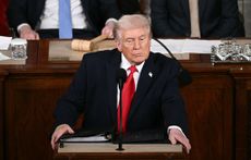 US President Donald Trump delivers the State of the Union address in the House Chamber of the US Capitol in Washington, DC, on February 24, 2026.