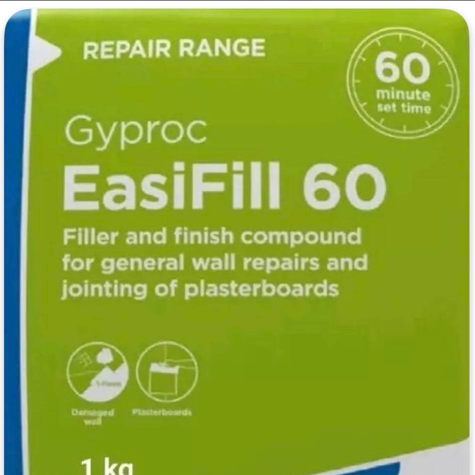 Packet of Gyproc EasiFill 60 filler