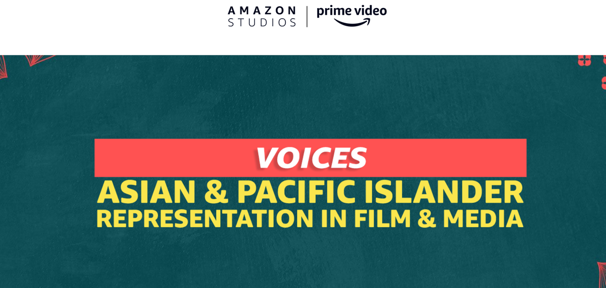 Event logo for Amazon Studios&#039; voices event.