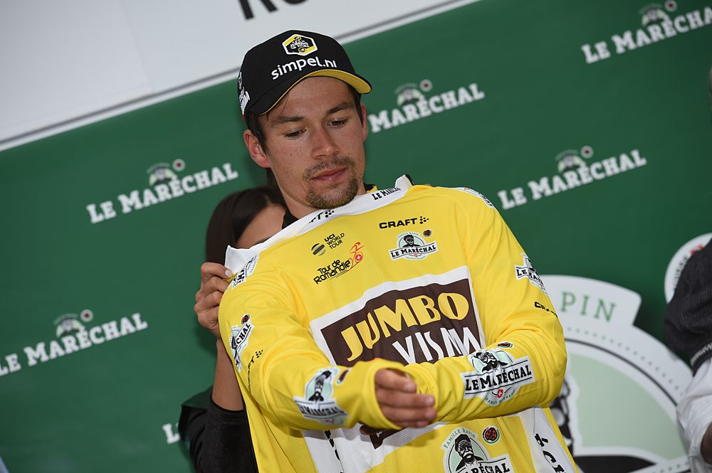 Primoz Roglic (Jumbo Visma) leads Tour de Romandie