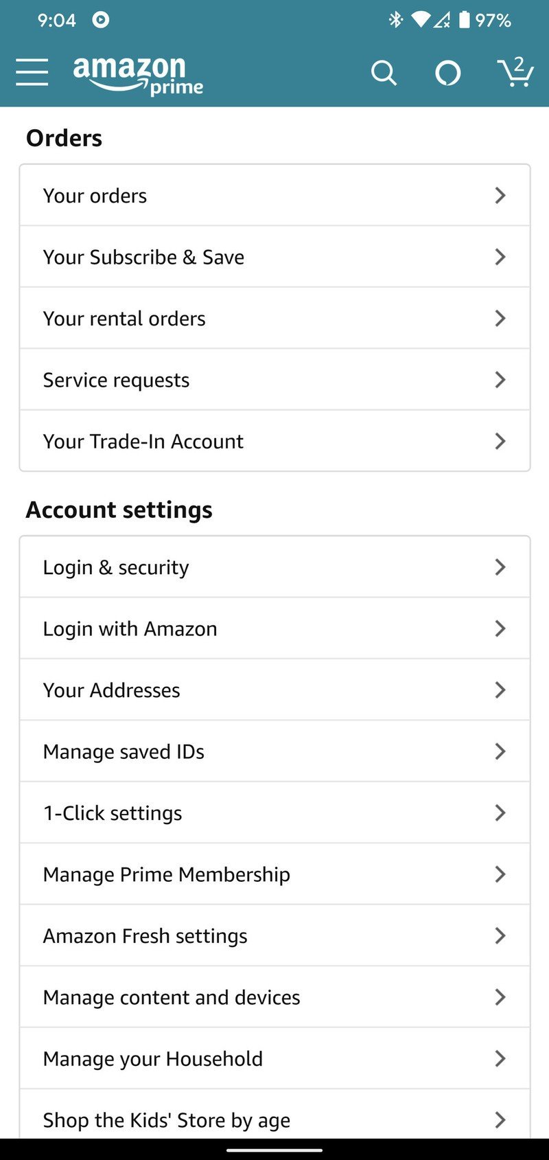 How to change your Amazon password