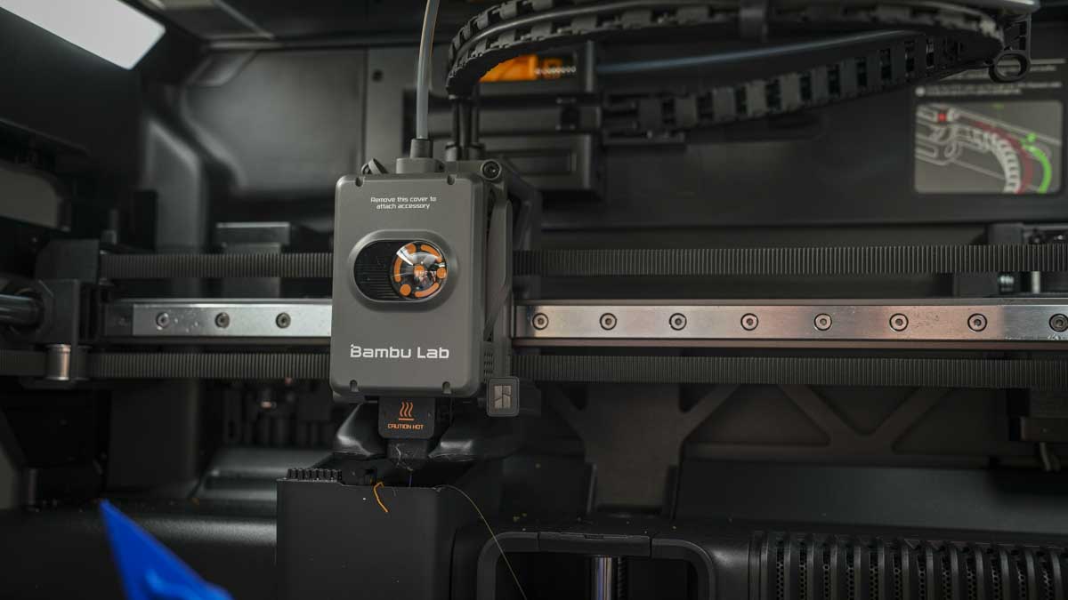 Bambu Lab HS2 3D printer during our review
