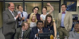 Some of the cast of _The Office._