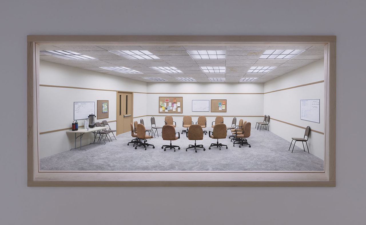 Image of chairs in circle representing a meeting to be held