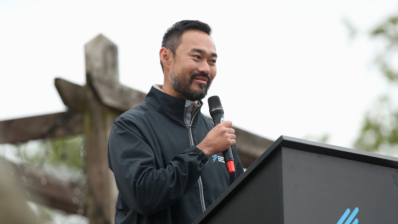 Cho Minn Thant at Slaley Hall prize ceremony