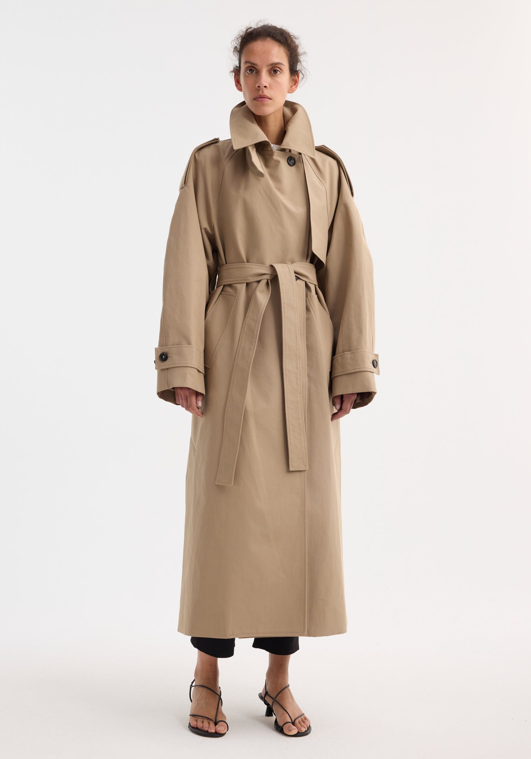 Oversized Classic Trench | Clay