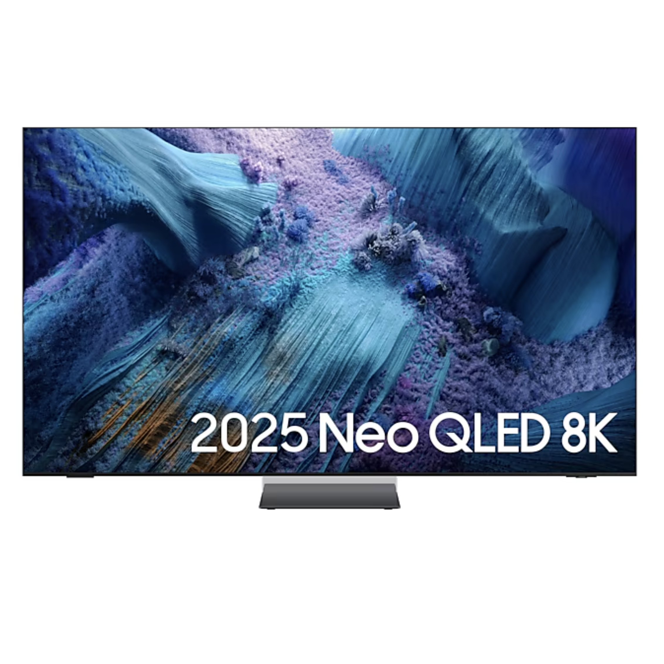 Samsung Neo QLED TV on a white background