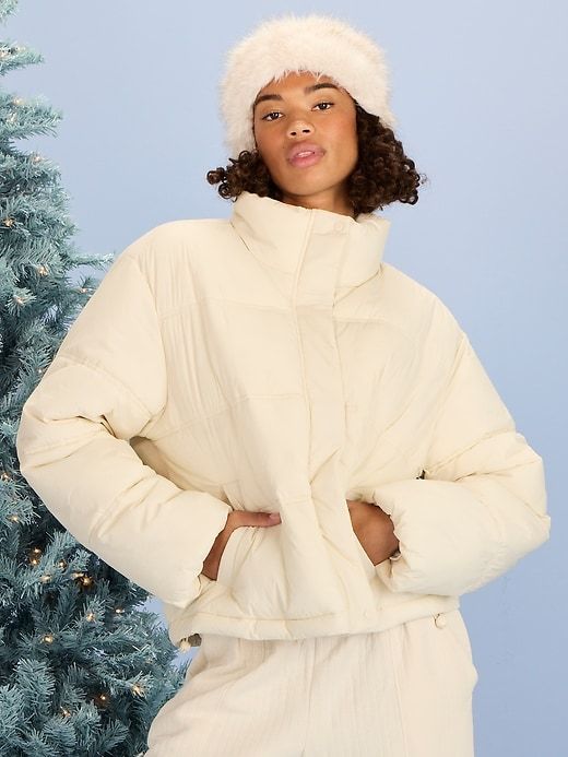 Water-Resistant Puffer Jacket