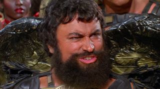 "Gordon's alive..??!!" Brian Blessed's immortal portrayal as Prince Vultan, leader of the Hawk People.