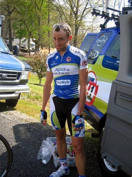 Chadwick looks a bit sceptical before the ride up to Brasstown