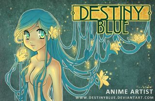 This bespoke illustration serves as a great showcase for doujin artist DestinyBlue